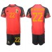 Belgien Charles De Ketelaere #22 Replika Babykläder Hemma matchkläder barn VM 2022 Korta ärmar (+ Korta byxor)